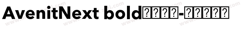 AvenitNext bold字体下载字体转换